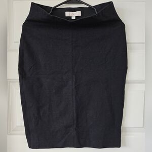 Anne Taylor Loft BLACK pencil skirt. SMALL.